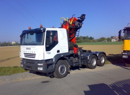 Nákladní vozidlo IVECO s hydraulickou rukou Plzeň