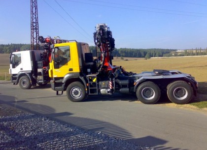 Nákladní vozy IVECO s hydraulickou rukou Plzeň, EuroAuto